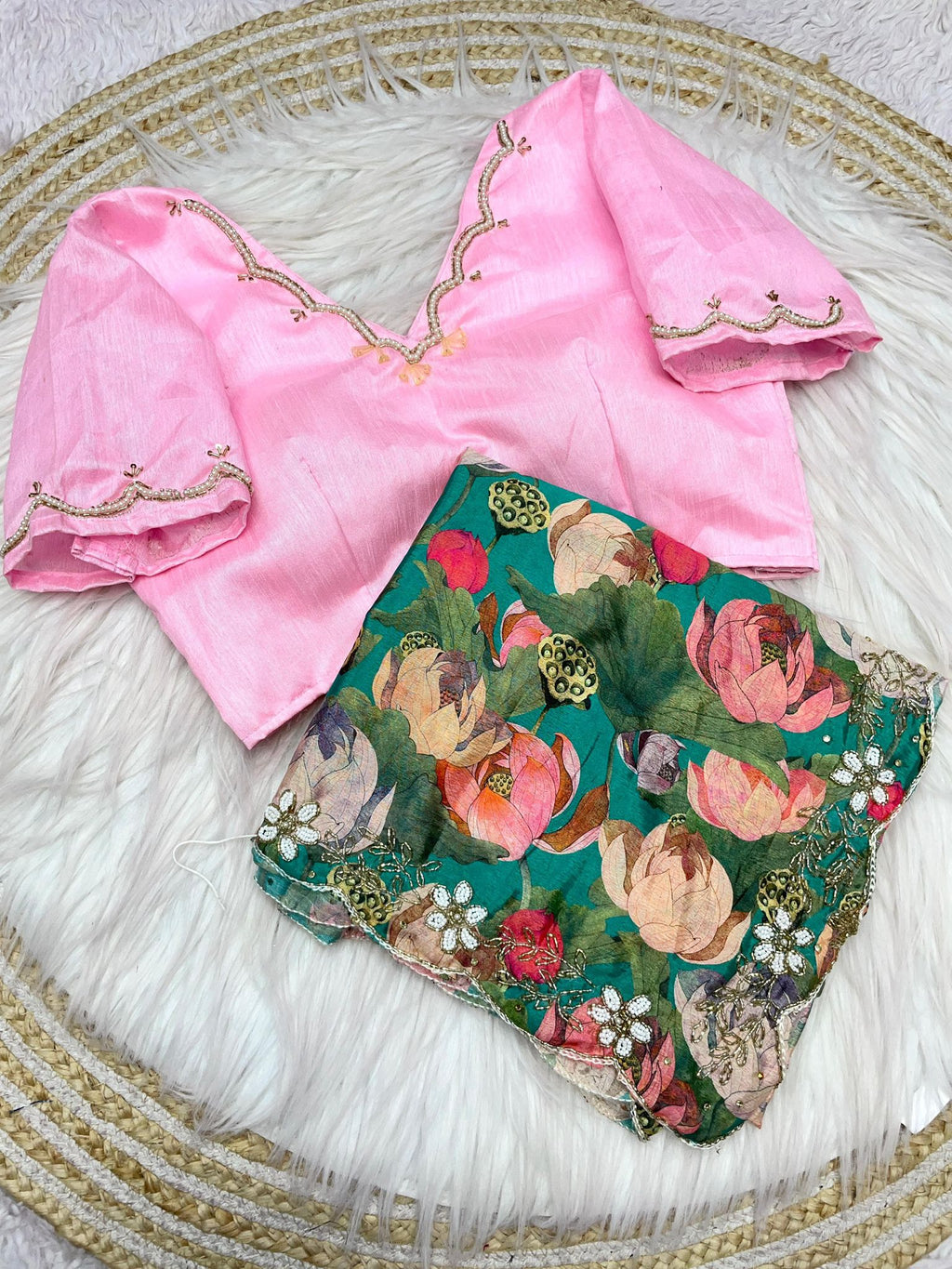 Pure chiffon saree