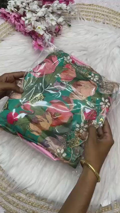 Pure chiffon saree